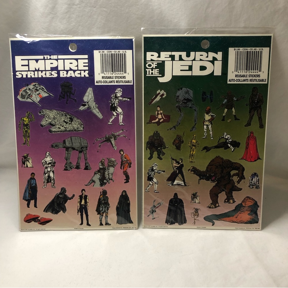 Topps Star Wars Reusable Stickers